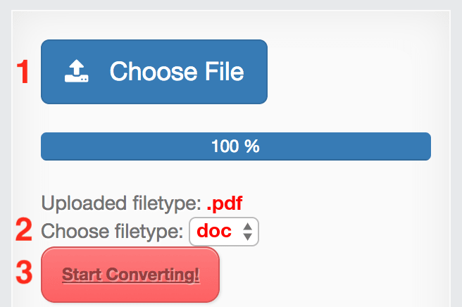 How to convert PDF files online to DOC